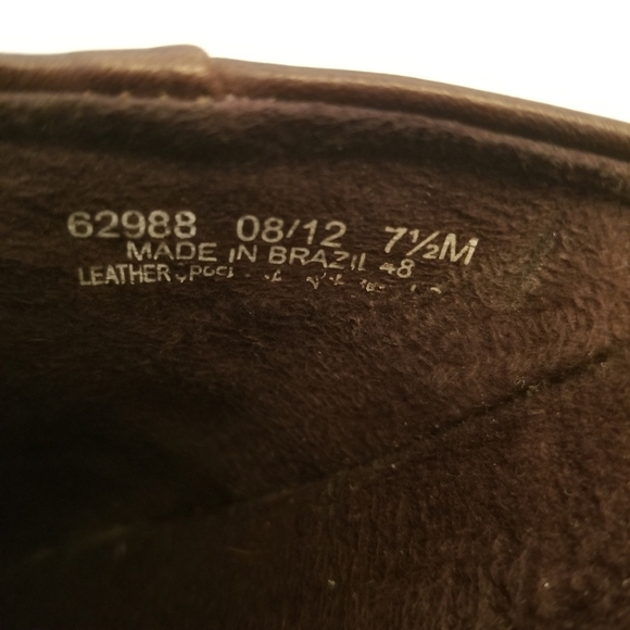 Women’s Clark’s Bendables Brown Leather Slip On Clogs 7.5M - Picture 3 of 6